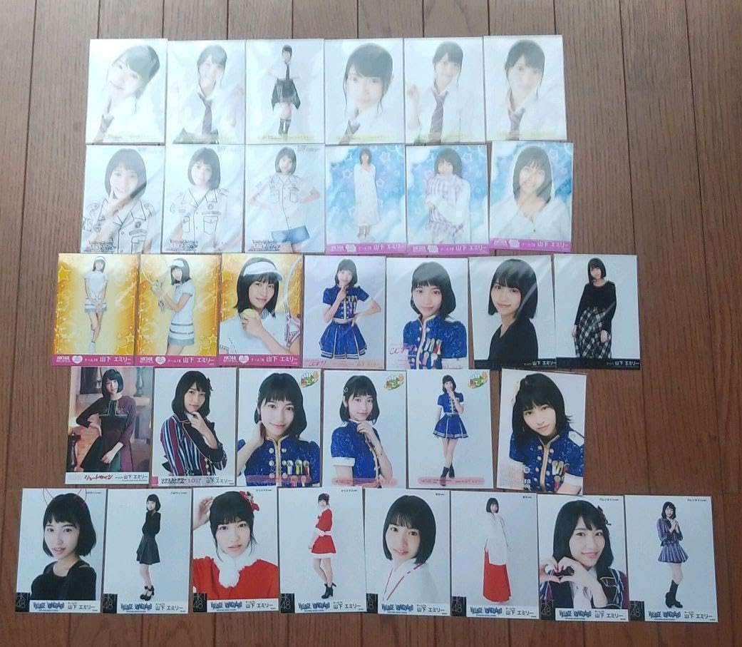 Amazon.co.jp: 山下エミリー HKT48 生写真 117枚 握手会 ヴィレヴァン