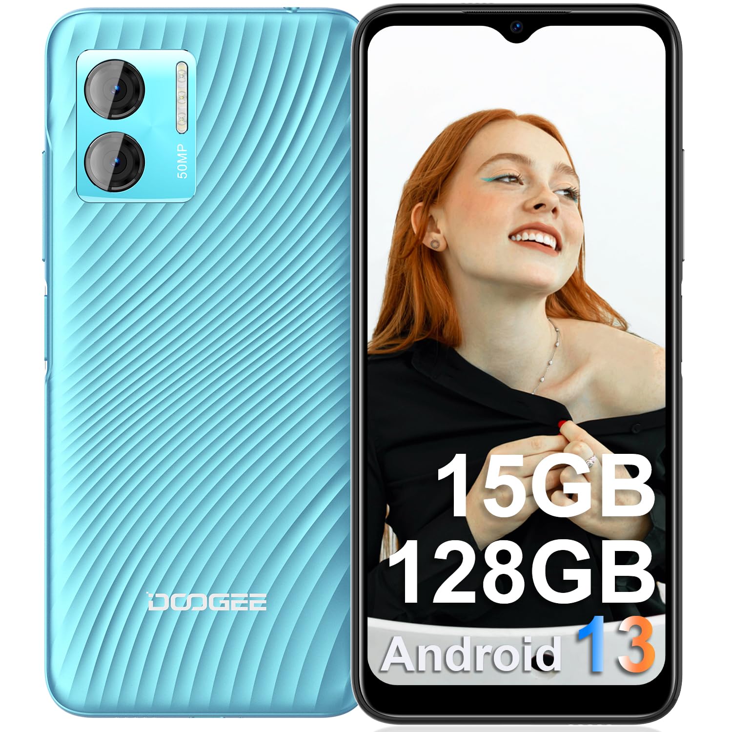 Amazon.com: DOOGEE N50 2023 Unlocked Cell Phone, 15GB+128GB