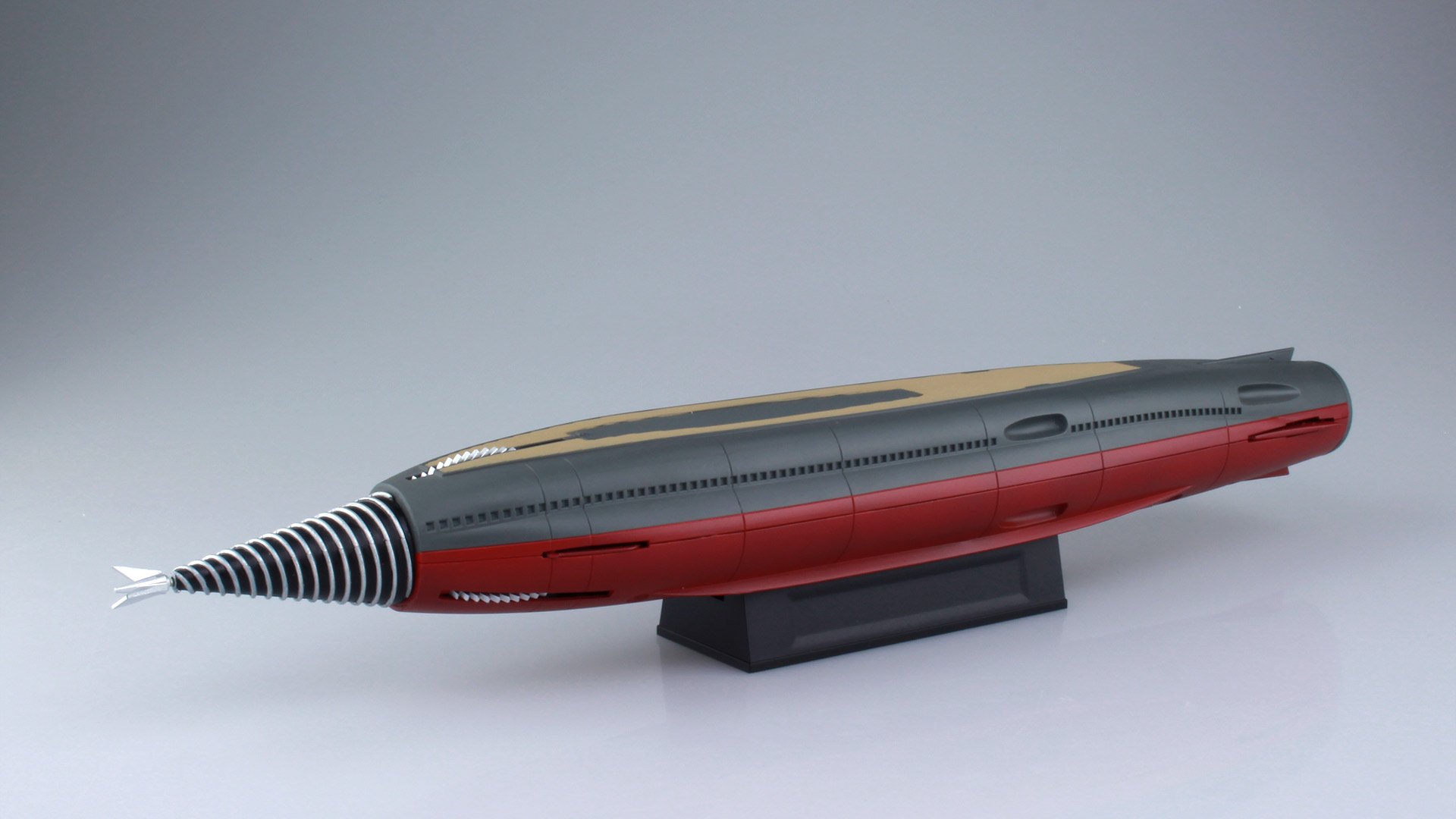 超希少 ビックスケール青島文化教材社製 1/350「海底軍艦 轟天号」未