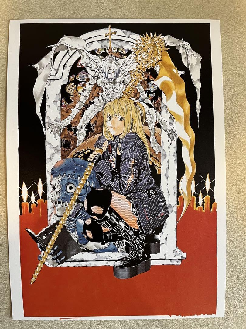 レア】DEATH NOTE 額装高級複製原画 DEATHNOTE 複製原画 小畑健展