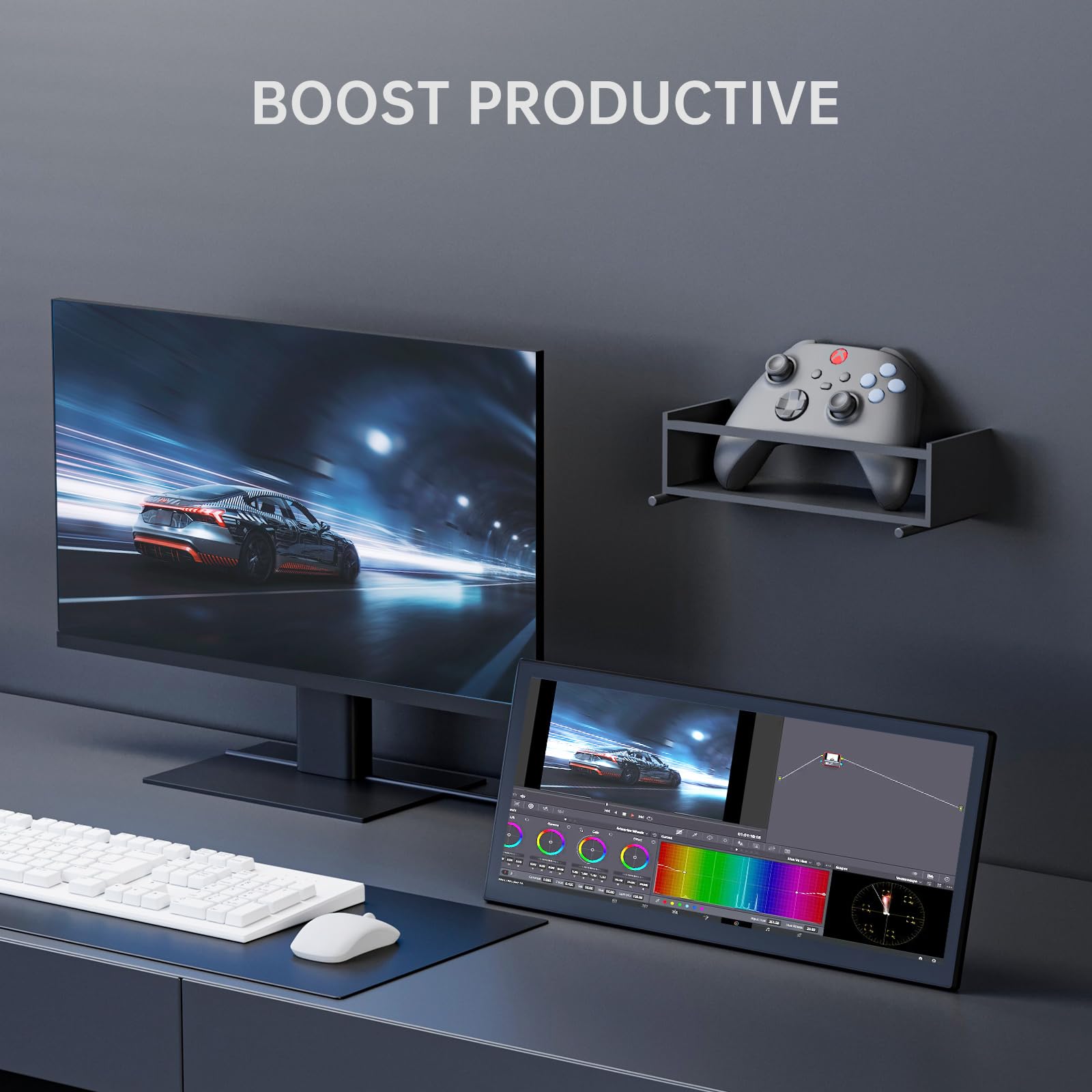 外付けモニター ポータブルWQXGA18型 外付けモニター ポータブル