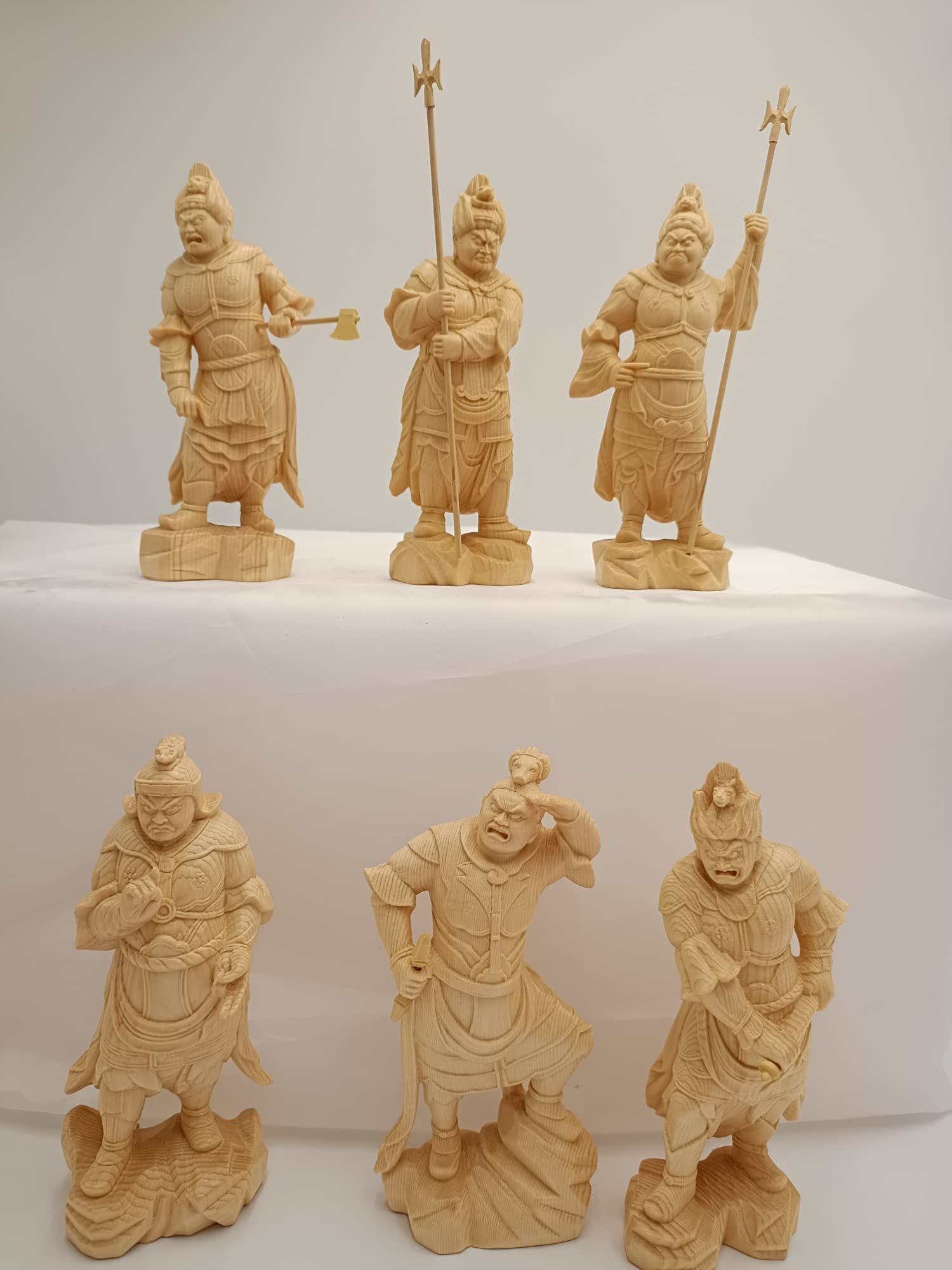 十二支俑 3体セット A set of twelve painted pottery figures of