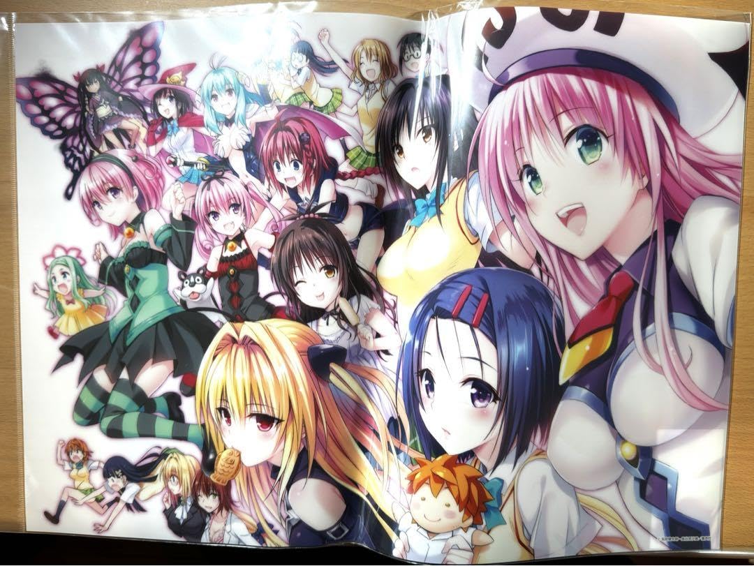 To LOVEる 原画展 描き下ろし A3クリアポスター 全14種セット To LOVE