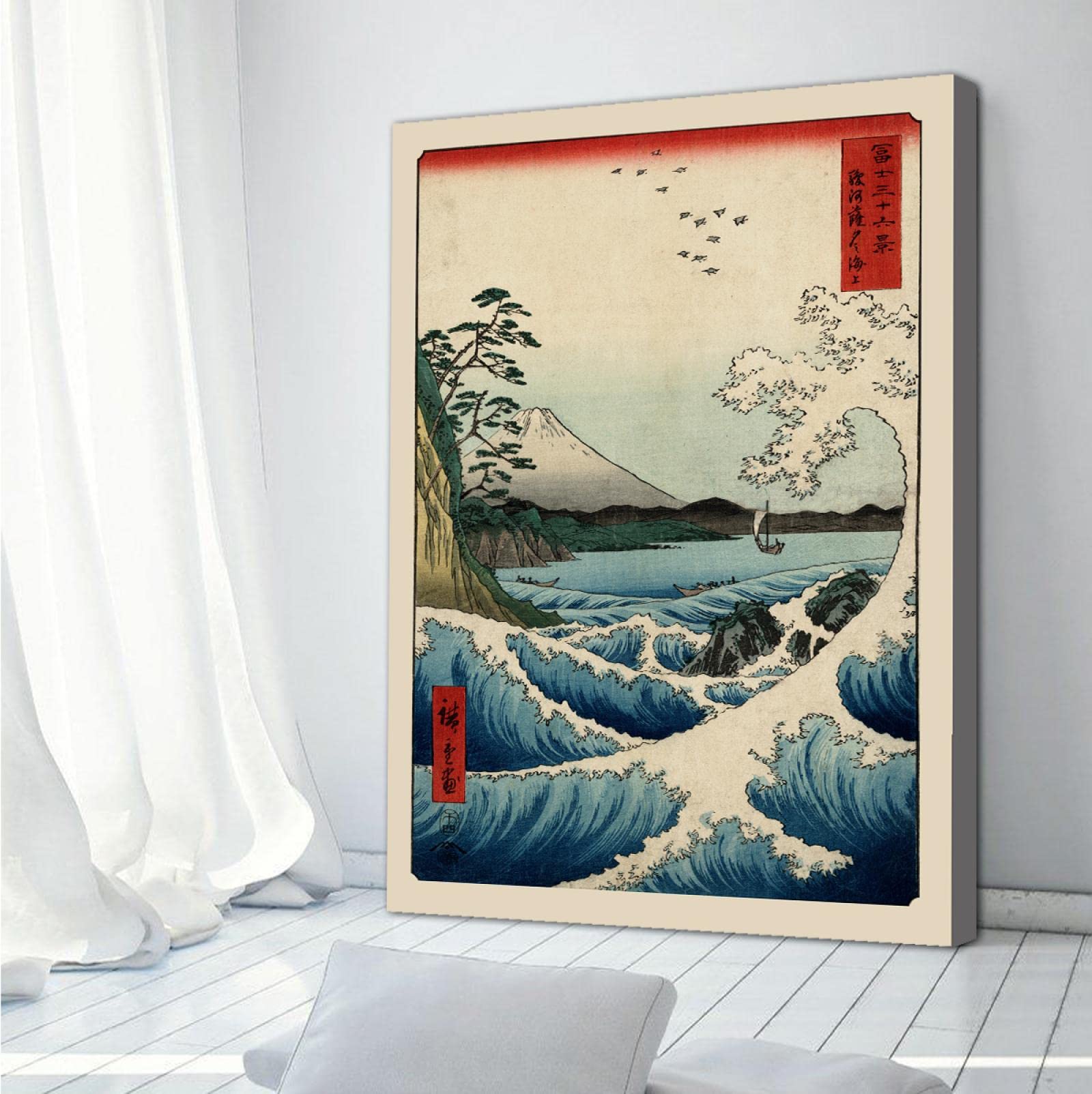 No.226フレーム付きキャンバスアート 風景画 アートポスター 海の絵画