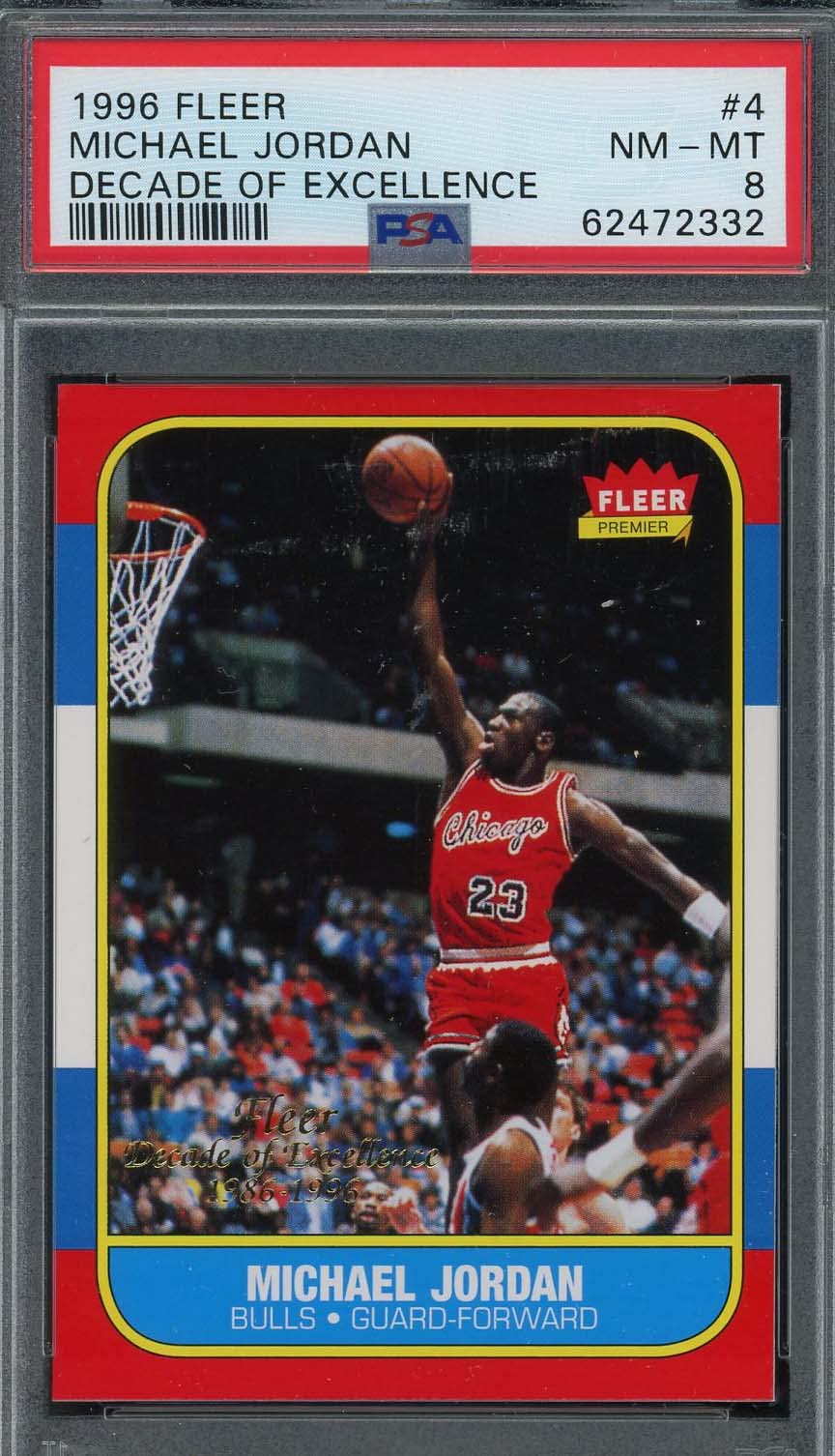 Amazon.com: Michael Jordan 1996 Fleer Decade of Excellence