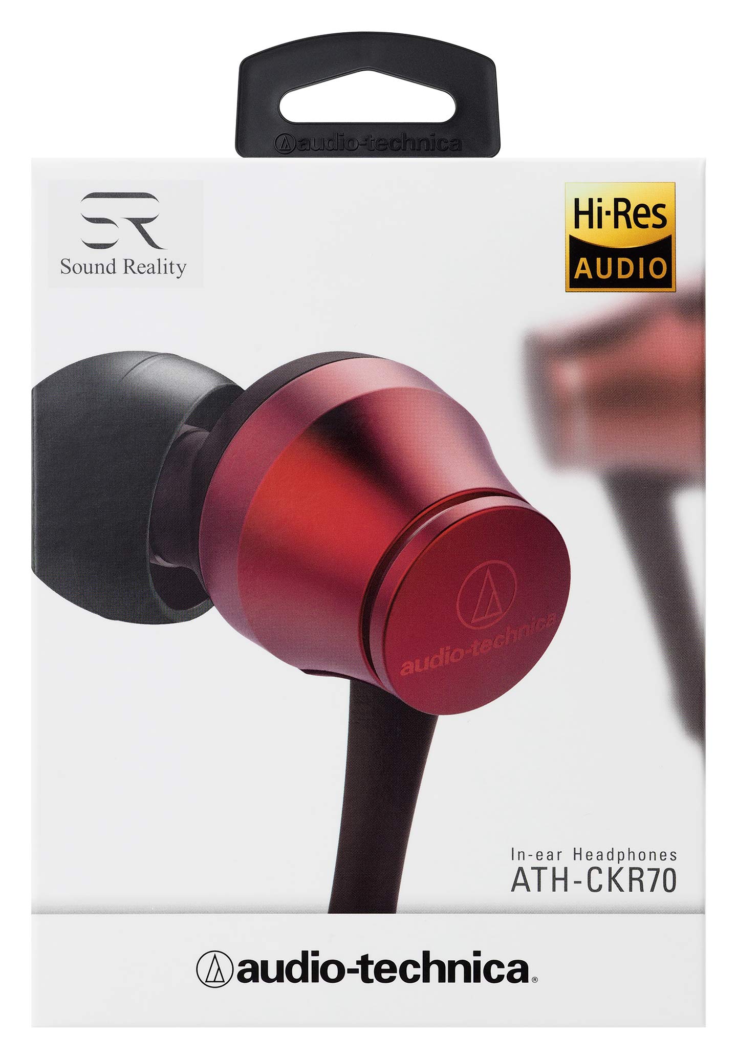 Amazon.co.jp: オーディオテクニカ ATH-CKR70 RD イヤホン 有線 カナル