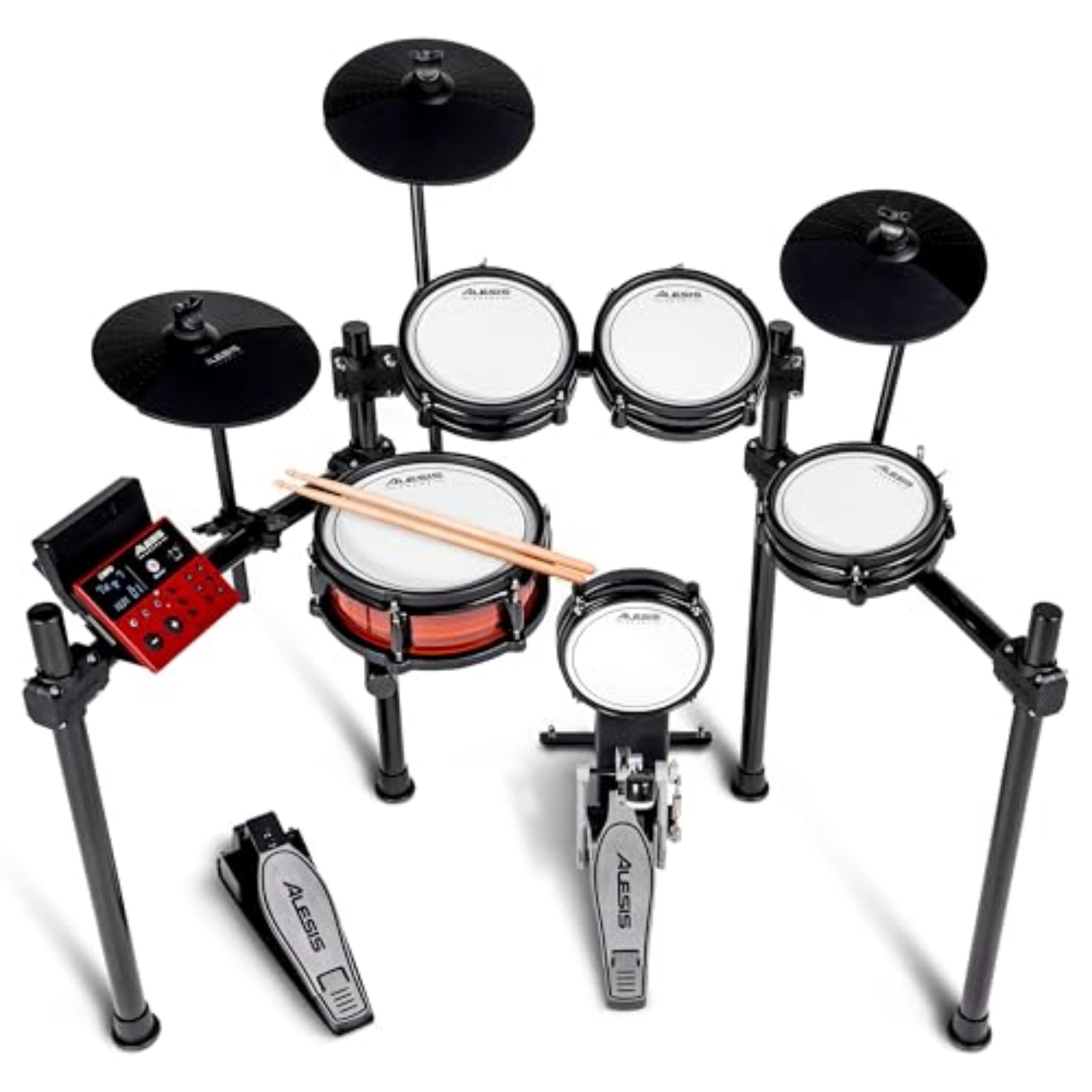 Amazon.com: Alesis Nitro Pro Electric Drum Set with Dual-Zone