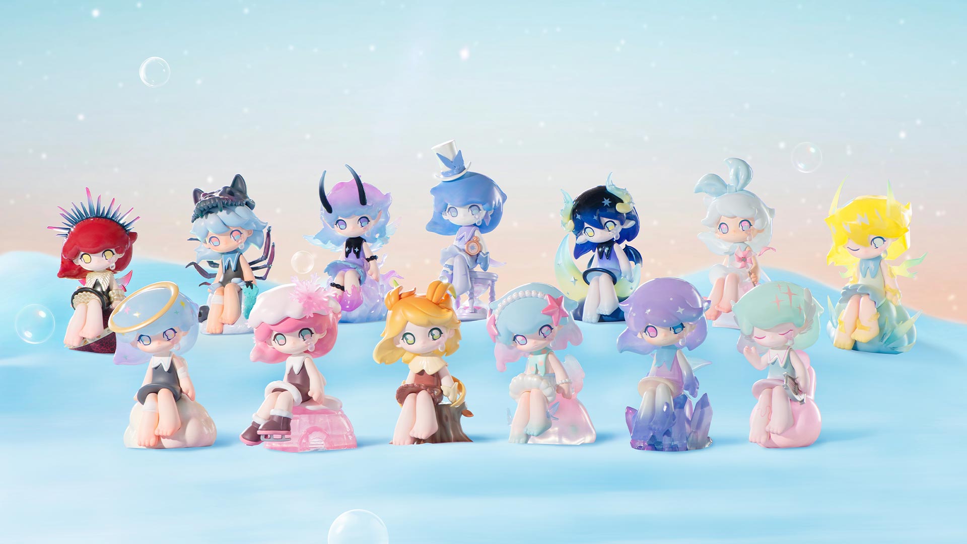 POPMART AZURA 10個セット POP MART Azura Natural Elements Series