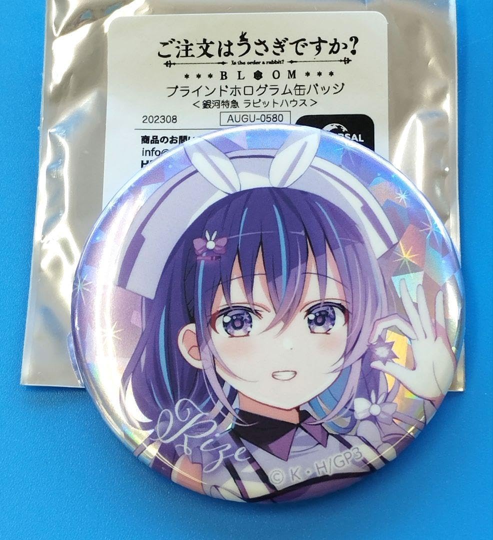 ごちうさ チノ 缶バッジ TAKE OUT BLUE BIRD② STORES ご注文はうさぎ