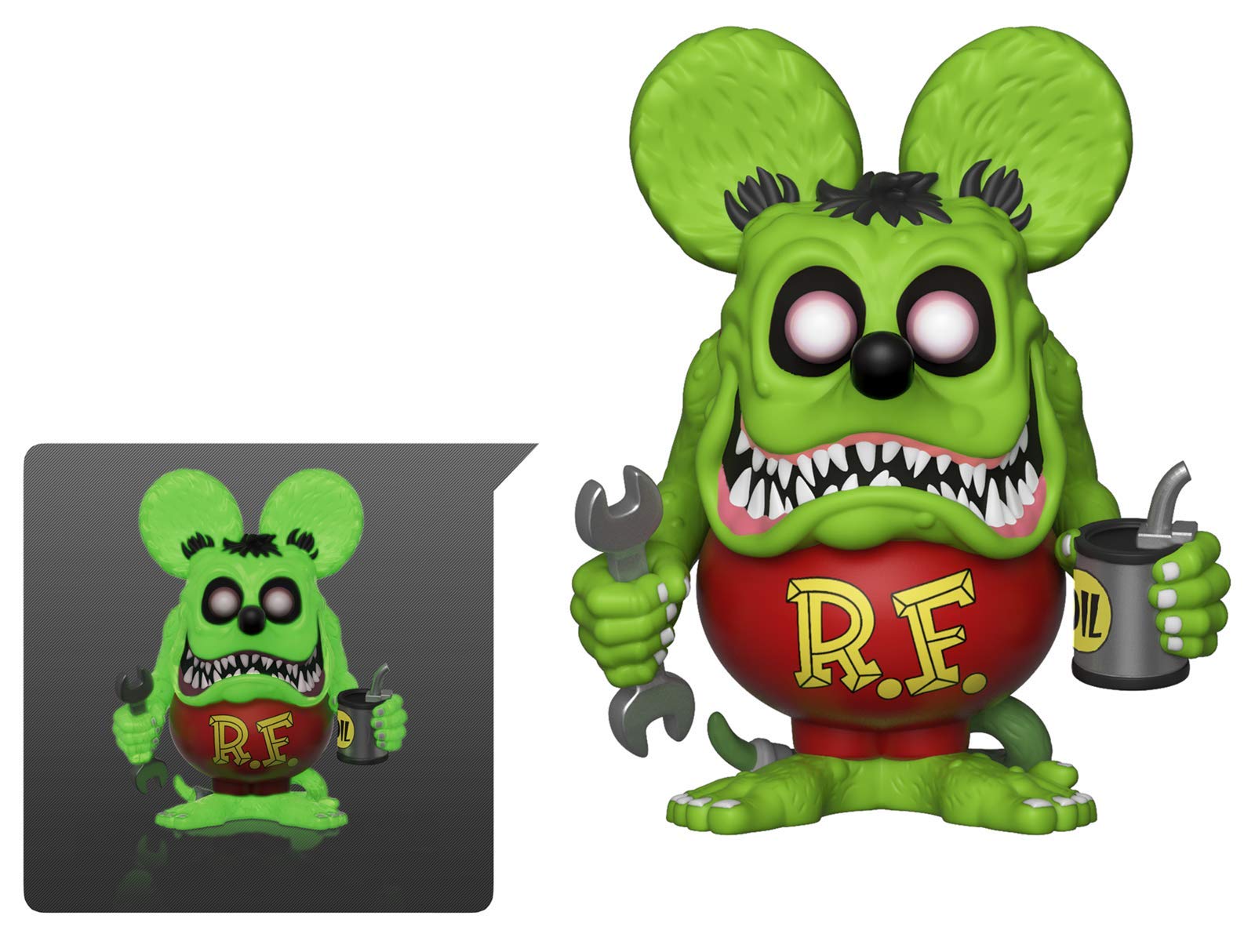 Amazon.com: POP! Funko Icons - Rat Fink (GITD) - SDCC 2019 Summer