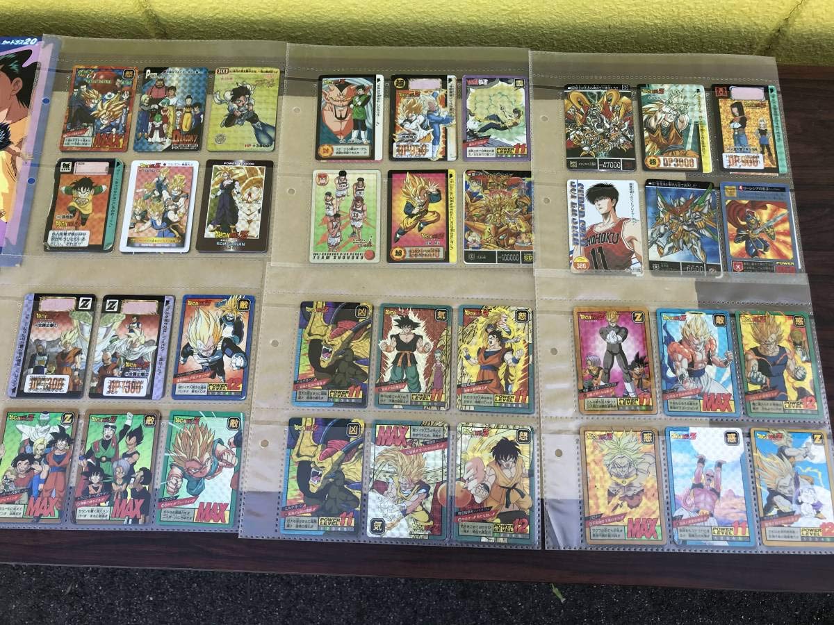 ドラゴンボール、幽遊白書、ガンダム、その他カードセット