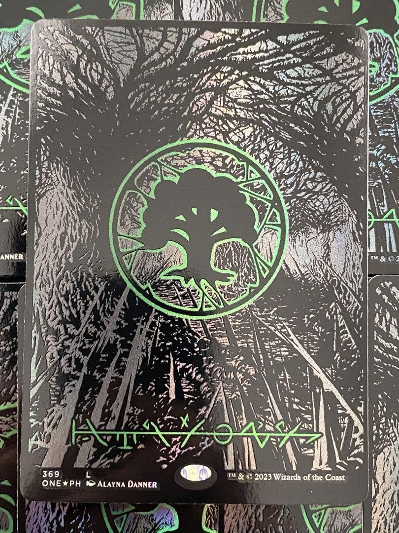 mtg オイルスリック土地 各種10枚セット＋おまけ2枚 mtg オイル