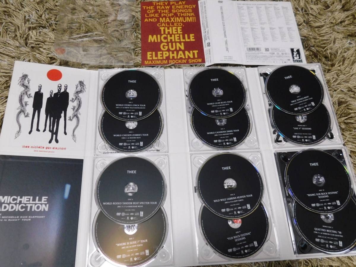ミッシェル・ガン・エレファント THEE LIVE DVD-BOX 初回限定生産