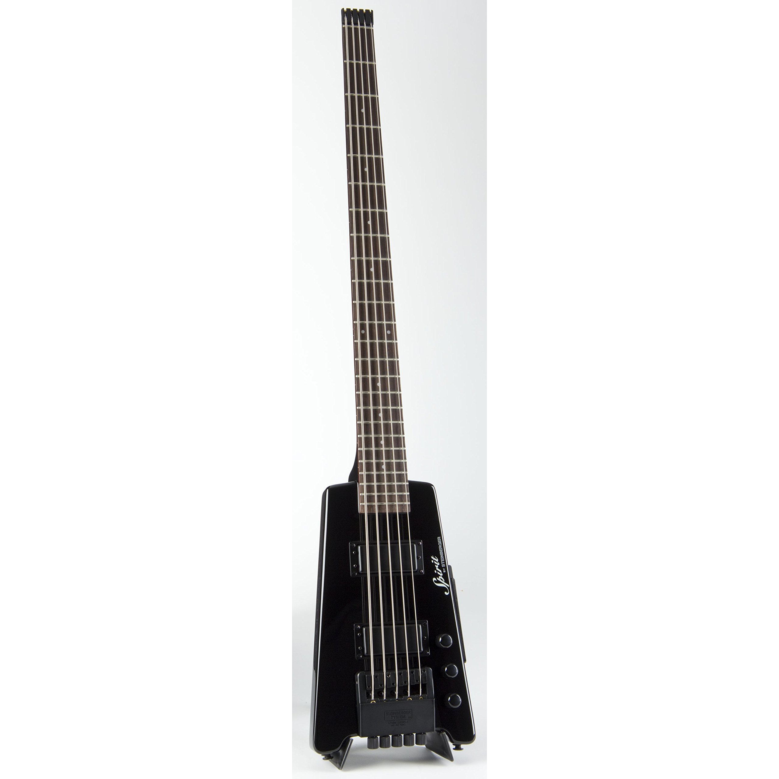 Amazon.com: Steinberger Spirit XT25 Standard 5 String Bass, Black