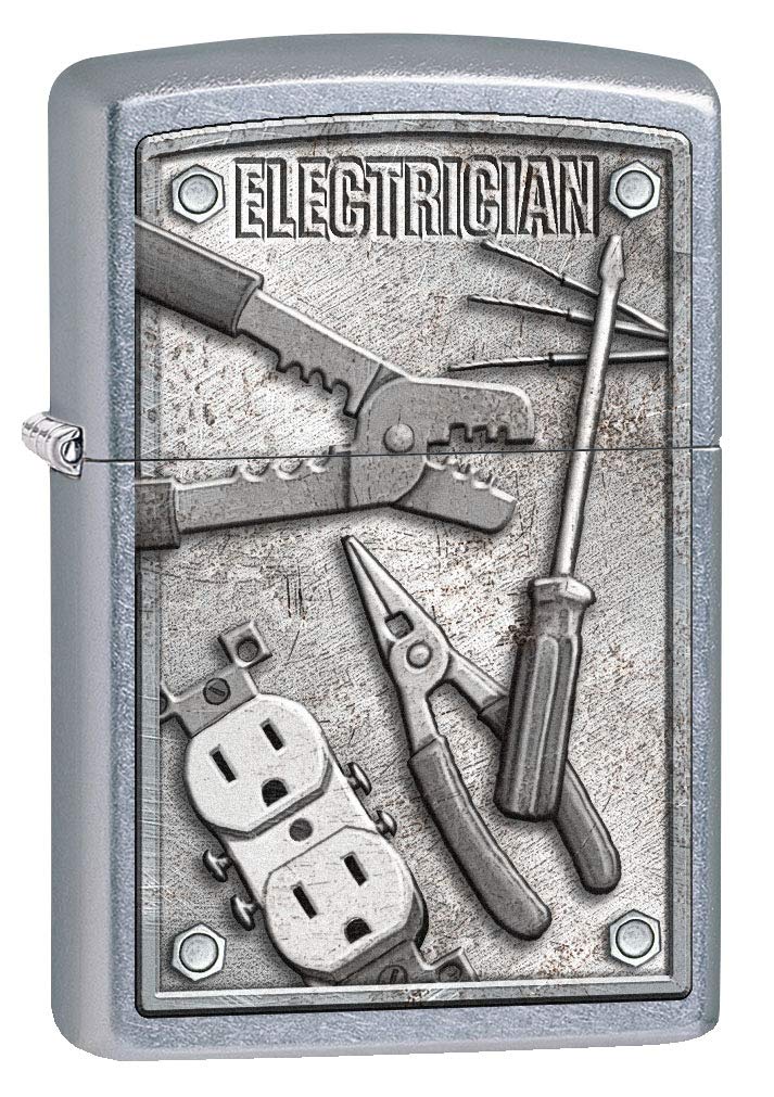 Amazon.com: Zippo Lighter: Electrician Tools - Street Chrome 80766