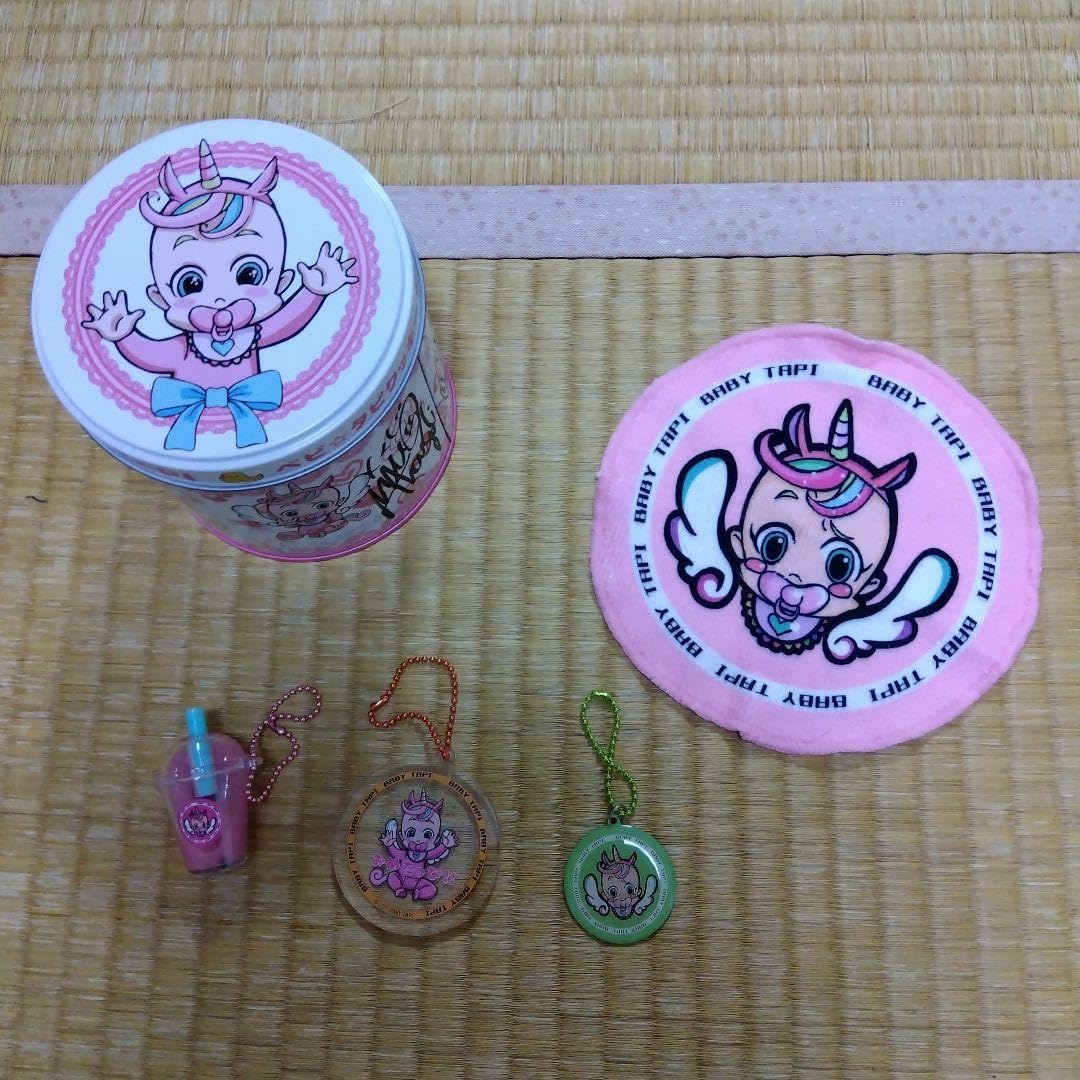 ベビタピハンドタオル、アクリルキーホルダー ベビタピハンドタオル