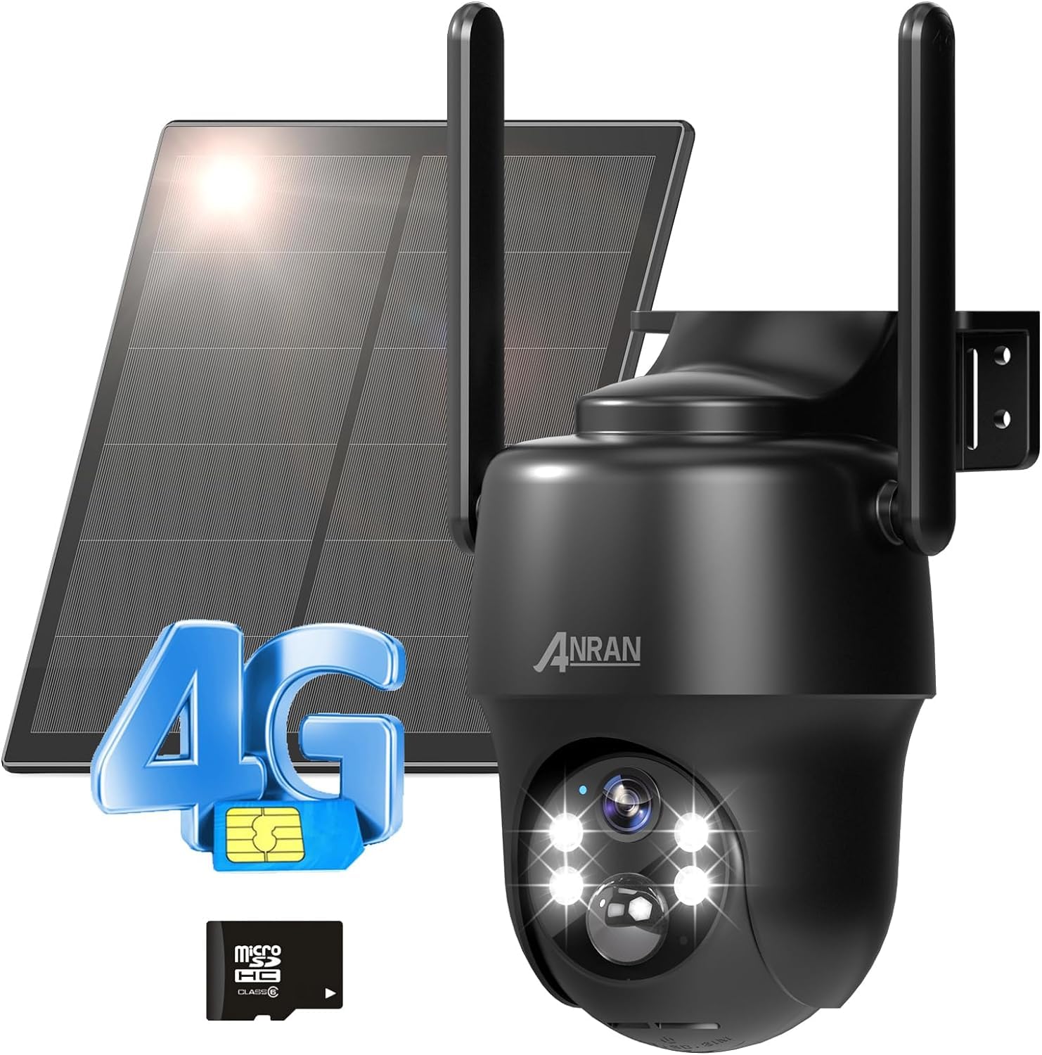Amazon.com : ANRAN 4G LTE Cellular Solar Security Camera Wireless