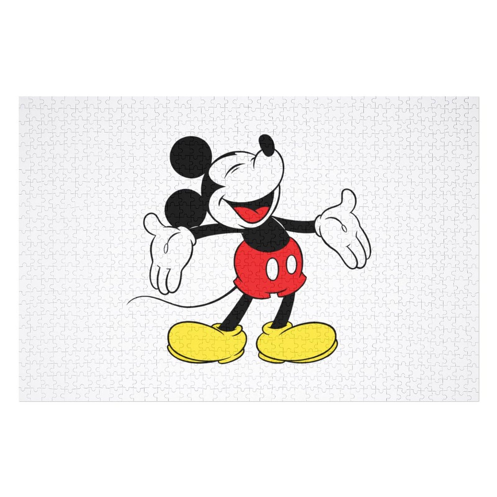 ミッキーマウス ジグソーパズル 木製フレーム付き ミッキーマウス