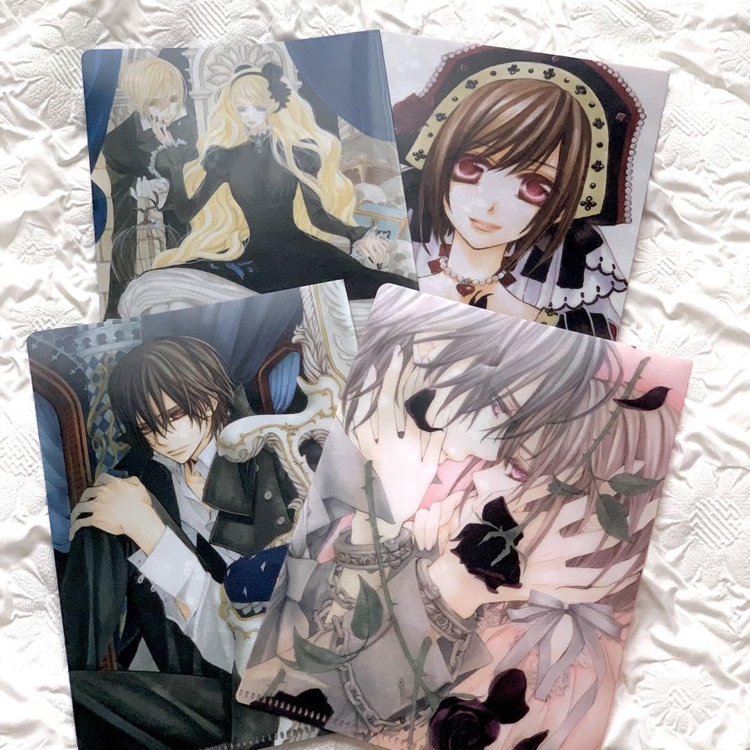 ヴァンパイア騎士 樋野まつり原画展 キャンバスC 1個 缶バッジ3種