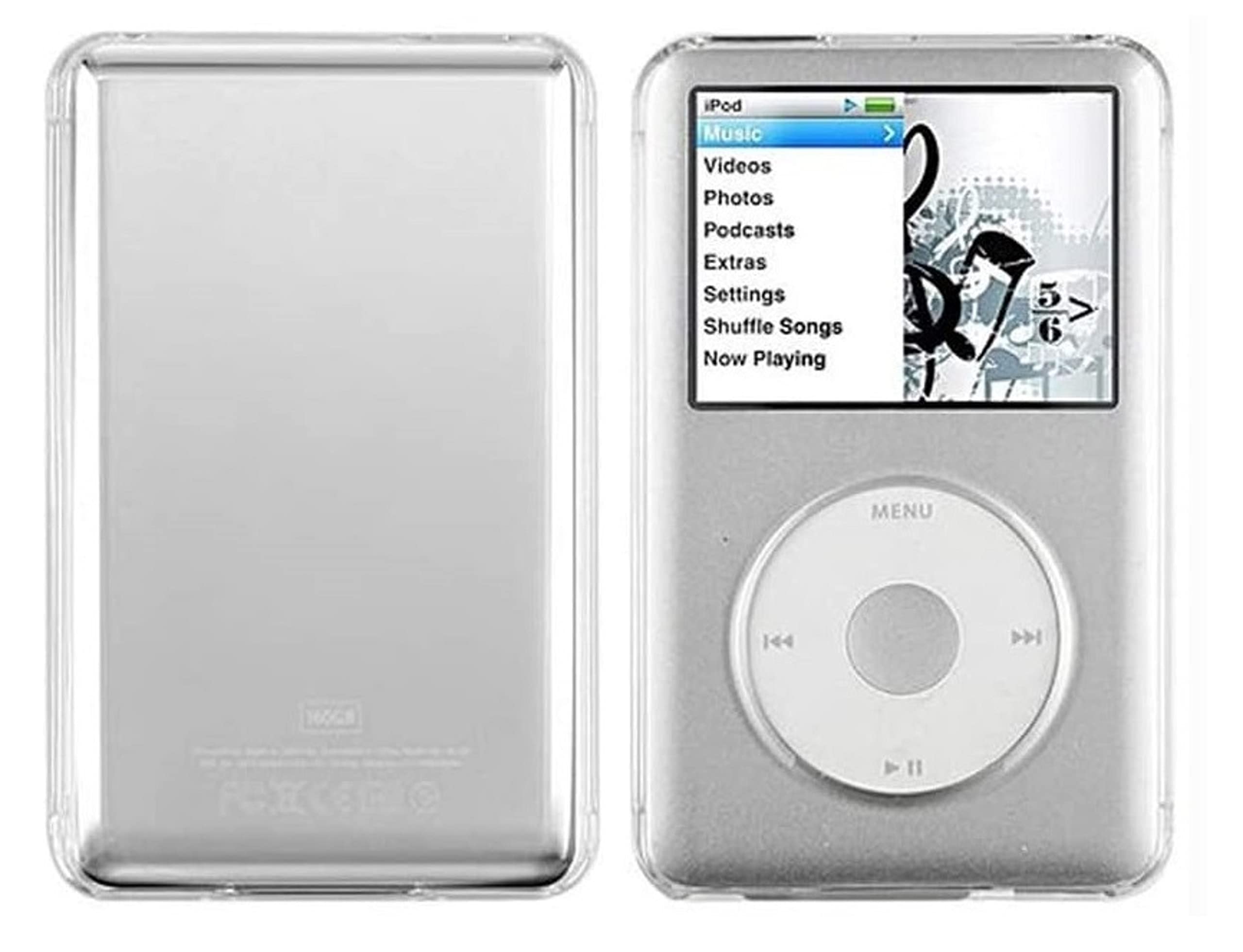 iPod classic 第5世代 カスタム 30GB 新品電池 バックパネル iPod
