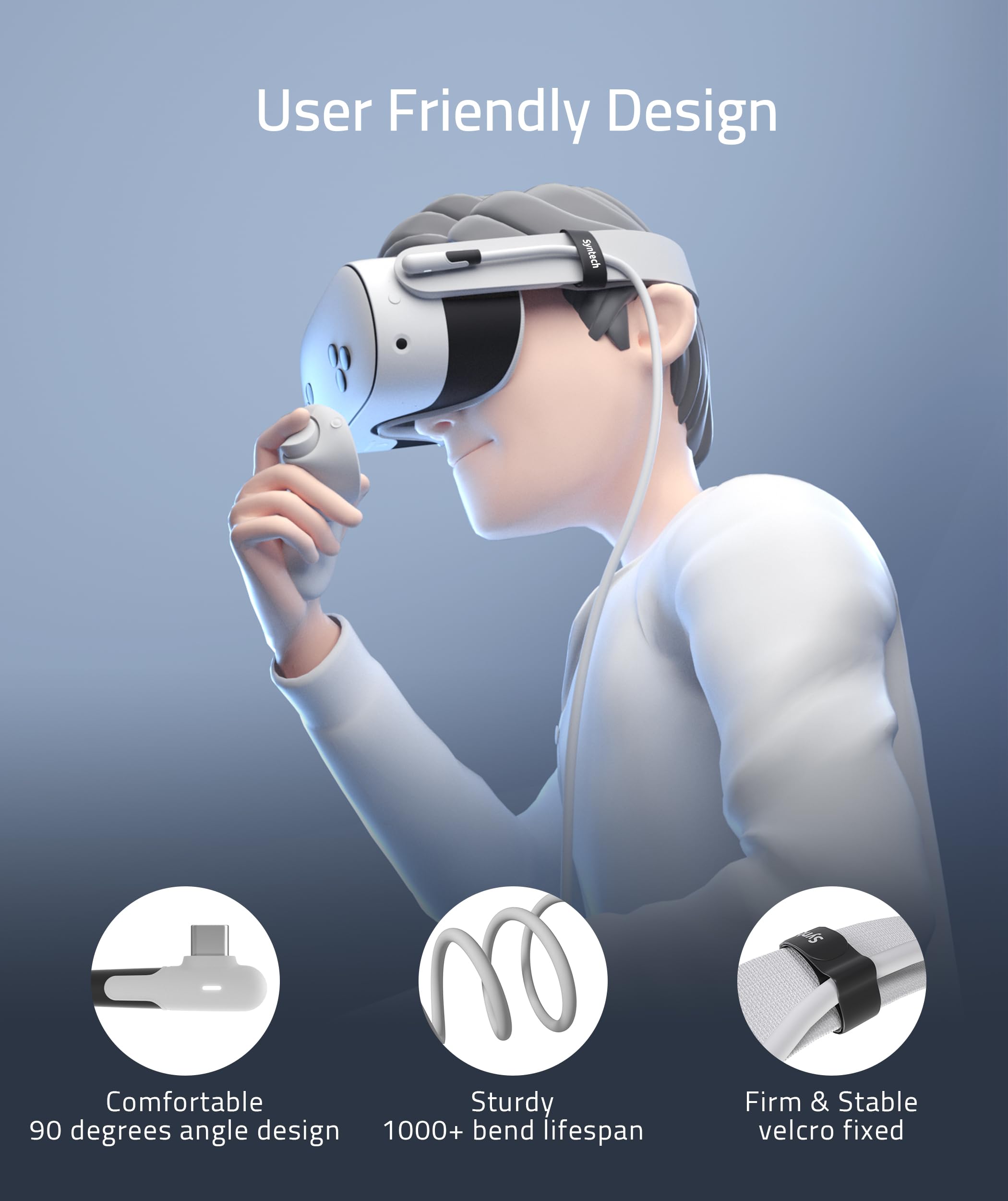 Amazon.co.jp: Syntech リンクケーブル 16フィート Meta/Oculus Quest