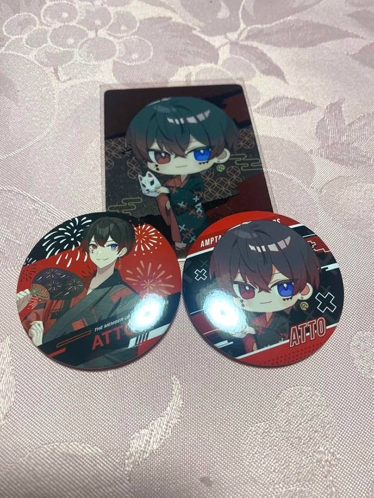 AMPTAK あっとくん アニメイト 特典缶バッジ 65個 AMPTAK あっとくん