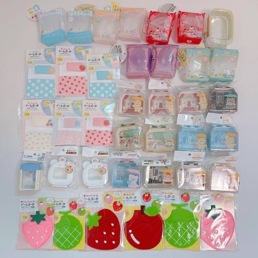 窓付ケース ドールポーチ 推し活 シルバニア ぬい活 160点 Amazon.co