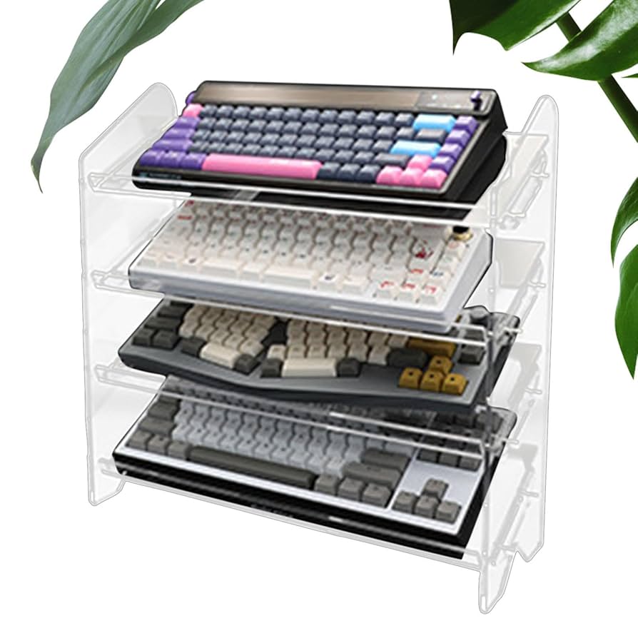 オファー スタイリッシュ&実用的！3段階キーボードホルダー