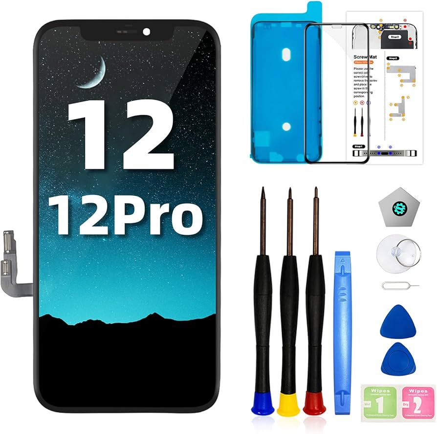 Amazon.com: for iPhone 12/12 Pro Screen Replacement Kit 6.1 inch