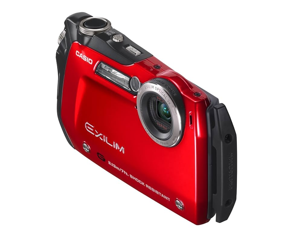 CASIO EXILIM 耐衝撃 EX-G1 赤色 コンデジ 【公式通販】