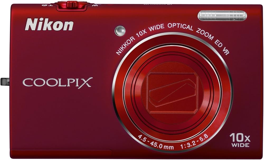 Nikon COOLPIX S6200 ブリリアンレッド 撮影時開封のみ Nikon COOLPIX