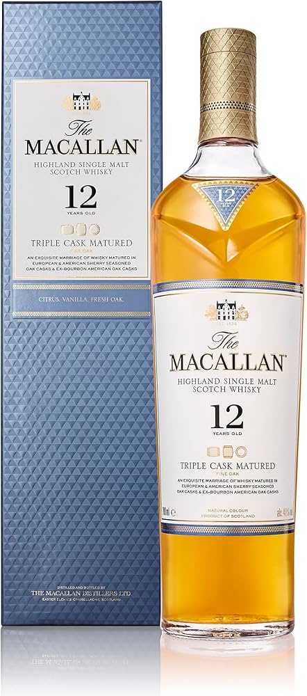 MACALLAN 12年 トリプルカスク ウイスキー 6本セット Amazon.co.jp