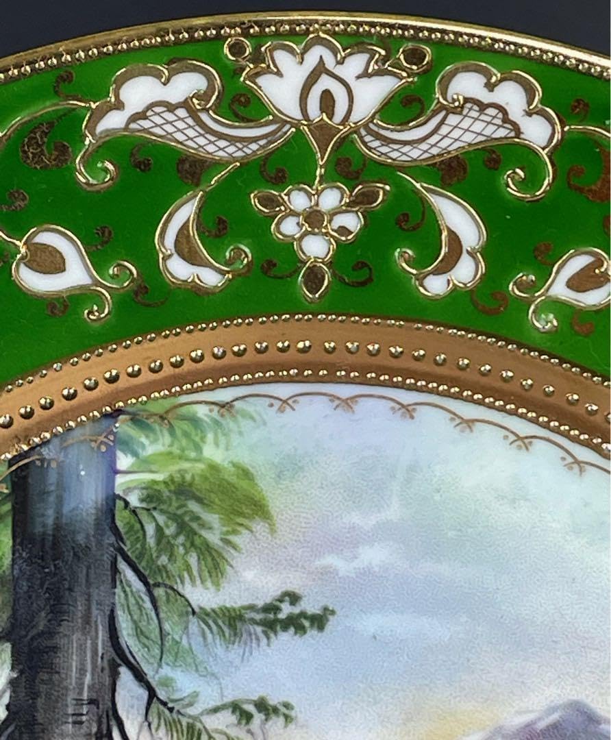 OLD Noritake カップ・ソーサー プレート 金盛 薔薇紋図 オールド