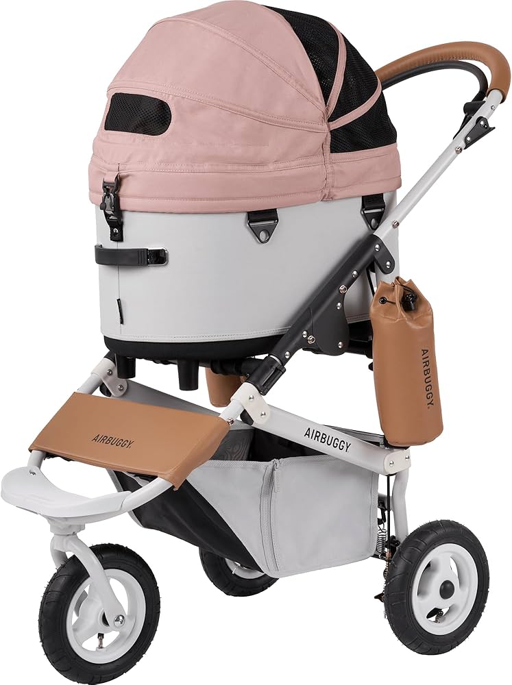 Amazon | AirBuggy for Pet DOME3 SET REGULAR SALMON BERRY AD3222