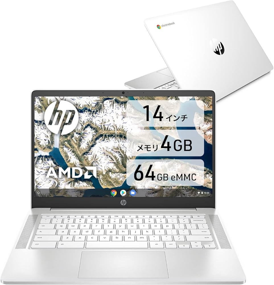 Amazon.co.jp: Chromebook ノートパソコン AMD 3015e 4GB 64GB eMMC 14