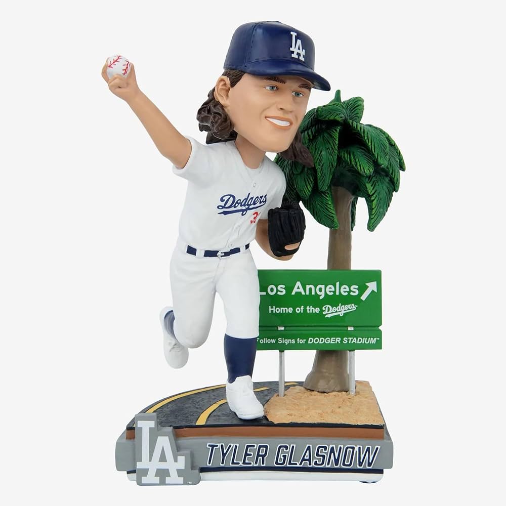 Tyler Glasnow Los Angeles Next Stop Bobblehead Dodgers Baseball at