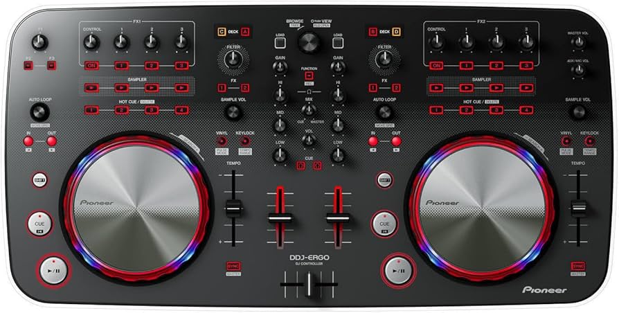 Amazon | Pioneer DDJ-ERGO-V DJコントローラー (パイオニア DDJERGOV