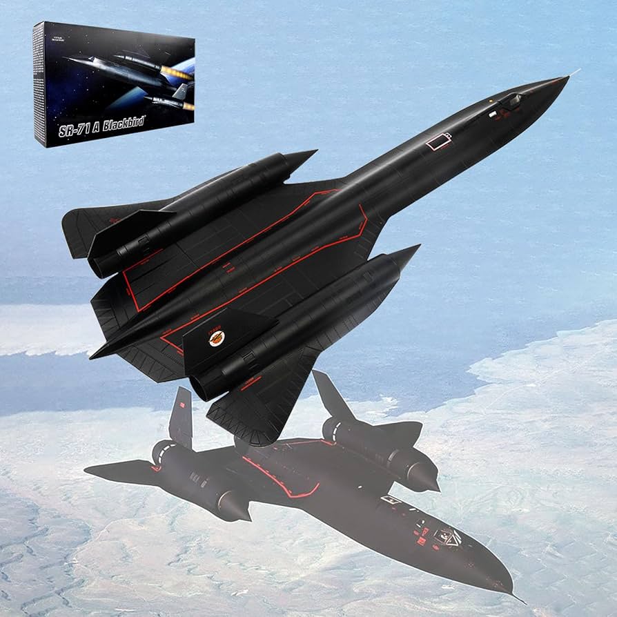 Amazon.co.jp: AZIZAT 17.7インチ1:72スケール SR 71ブラックバード