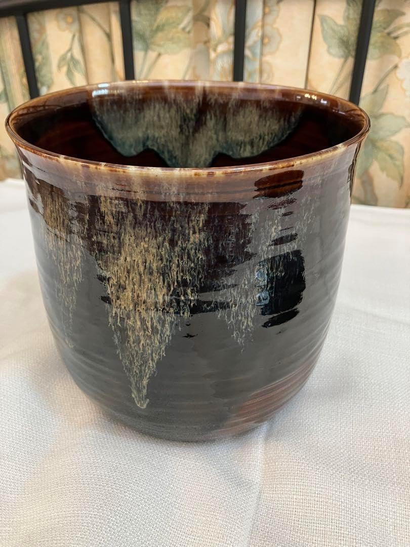茶道具 一重口 水指 阿漕窯 一甫作 共箱付き 茶道具 水指、