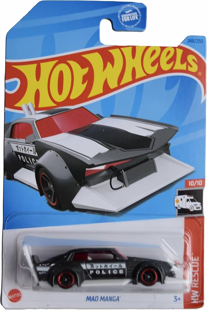 Amazon.com: Hot Wheels Mad Manga, HW Rescue 10/10 [Gray] 248/250