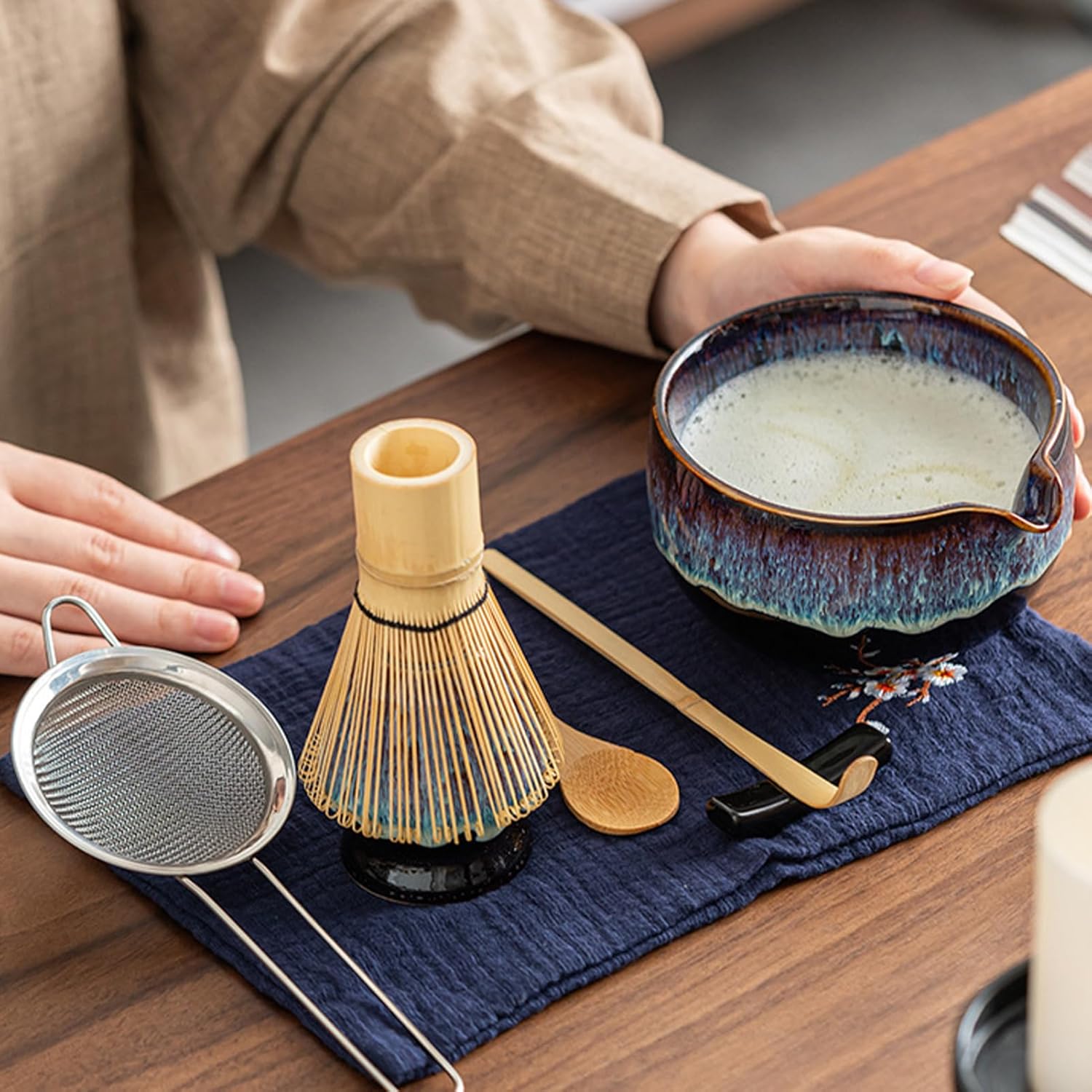 茶碗 銘 色絵 作家物 木箱 共箱 茶道具 茶器 抹茶碗 茶の湯