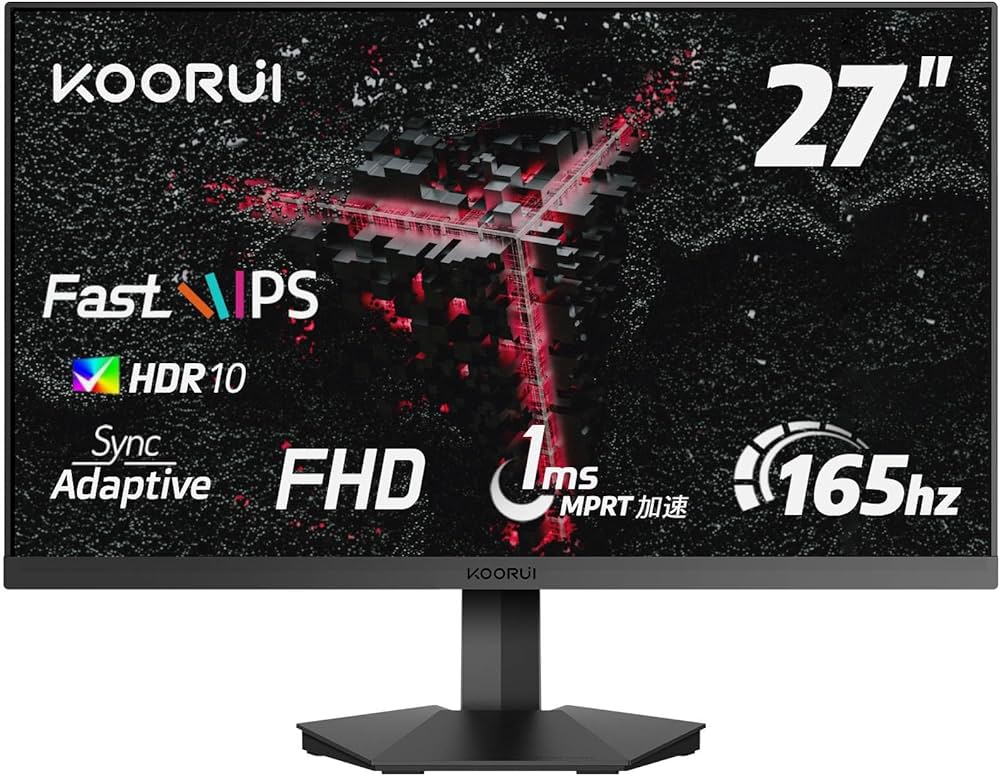 KOGIRI ディスプレイ本体 HDMI VGA 27インチモニター KOGIRI