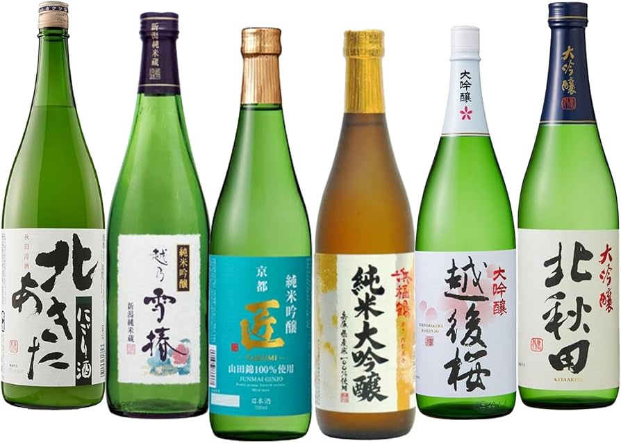 Amazon.co.jp: 和ノ心粋 日本酒コンテスト 金賞受賞酒 飲み比べ 6本