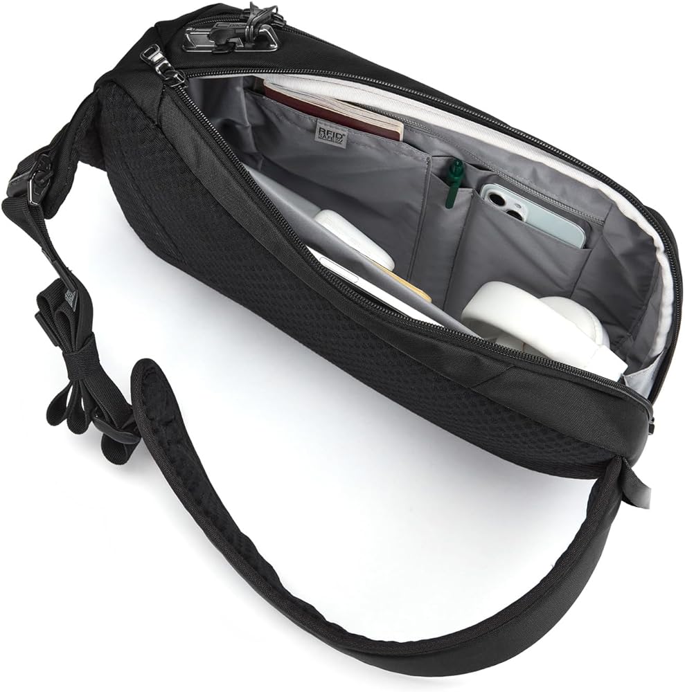 Amazon.com: Pacsafe Vibe 325 10 Liter Anti Theft Sling Bag