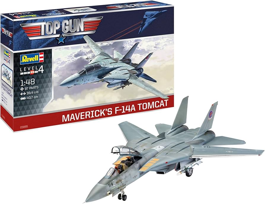 Amazon | ドイツレベル(Revell) 1/48 アメリカ戦闘機 F-14A トム