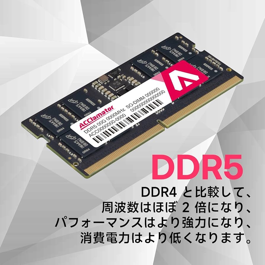 メモリー Acclamator DDR5 5200MHz 64GB acclamator ddr5 メモリ」の