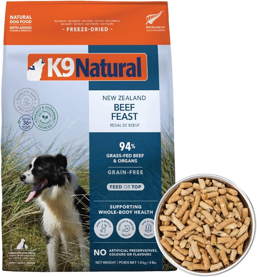 ケーナインナチュラル K9 Natural フリーズドライ 57g 5個