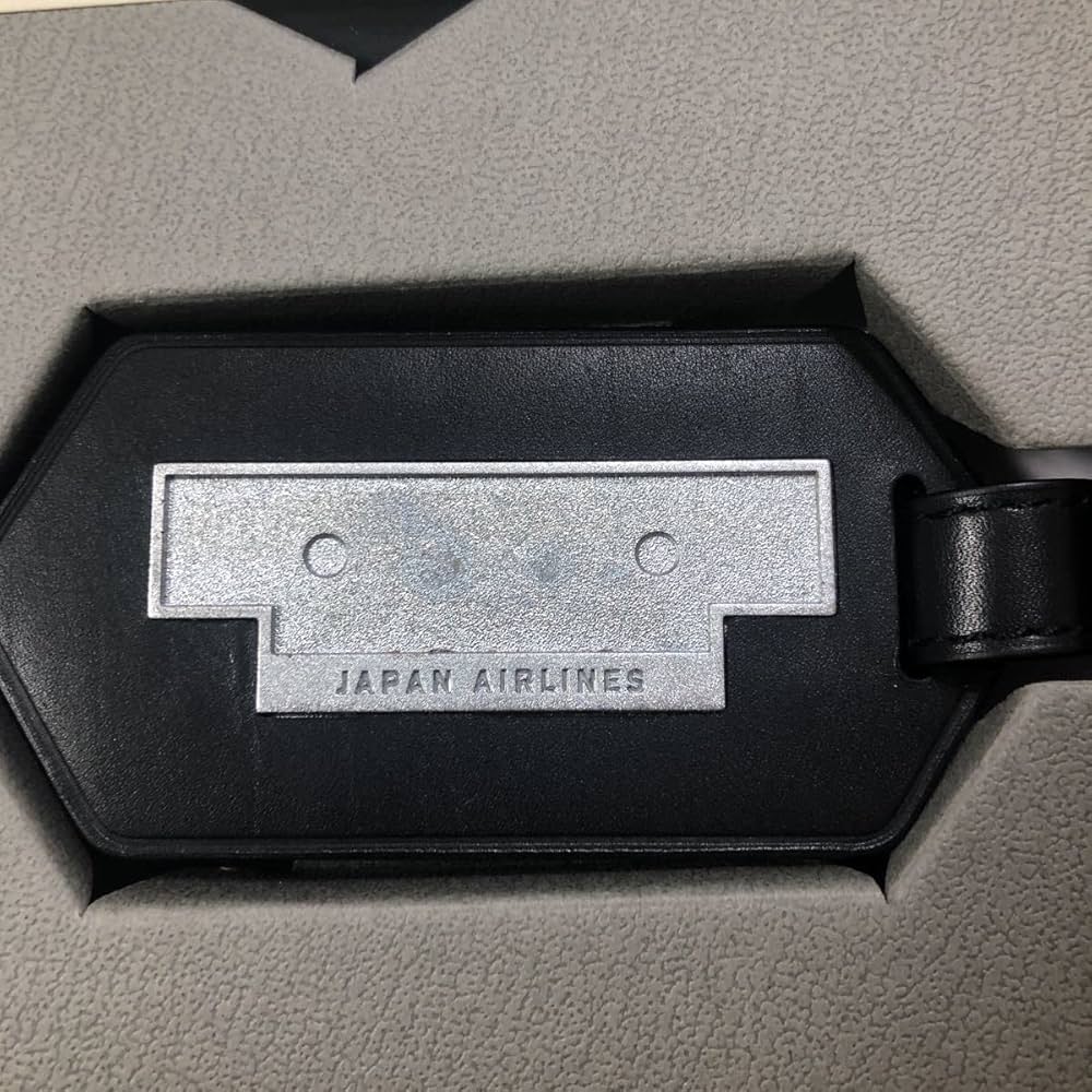 未使用 日本航空(JAL GLOBAL CLUB）JGCのネームタグ（黒亀タグ） 未