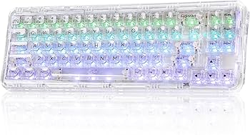 Yunzii X71 ピンク クリアメカニカルキーボード 楽天市場】YUNZII X71