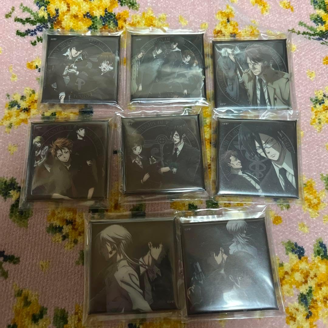 ❣️円盤特典❣️PSYCHO-PASS サイコパス スクエア缶バッジ8個セット